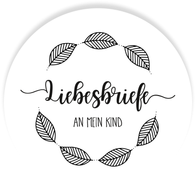 Badge für das Logo "Liebesbriefe an mein Kind"